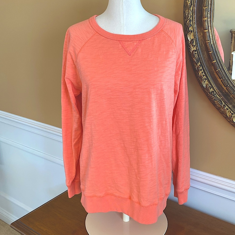 SOUTHERN TIDE CORAL PULLOVER CREW NECK KNIT TOP